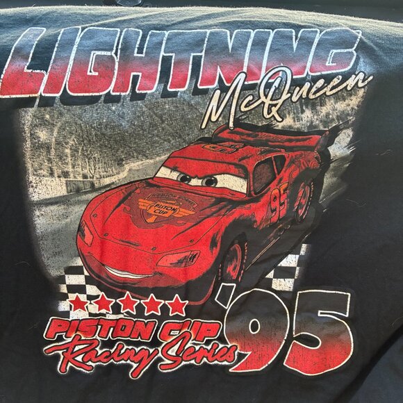 DISNEY PIXAR LIGHTNING MCQUEEN GRAPHIC T-SHIRT - Picture 3 of 4